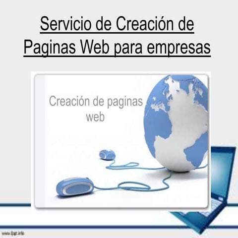 Negocio de creación de paginas web para empresa