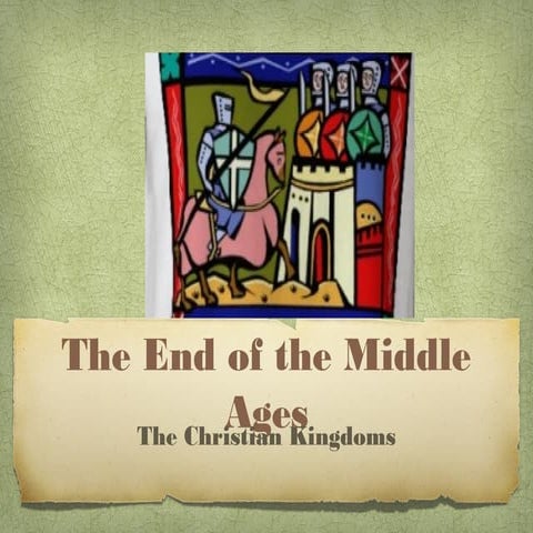 The End of Middle Ages | PPT