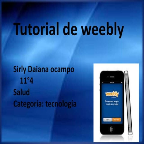 tutorial de weebly