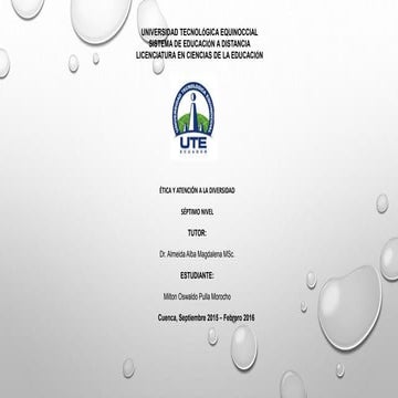 Ute Ética y atención a la diversidad_noviembre:2015