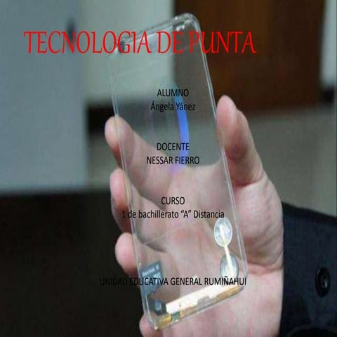 TEGNOLOGIA DE PUNTA 