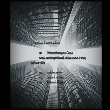 Determinación de cartera de productos