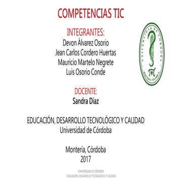 Competencias TIC
