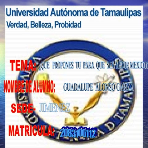 COMO  MEJORAR  A MEXICO