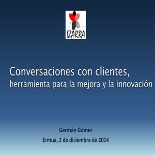 Conferencia "Las conversaciones con...