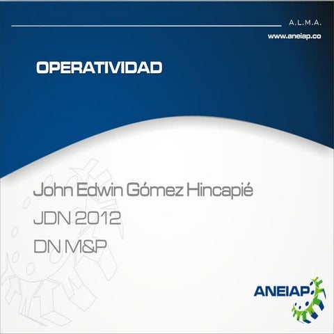 Presentación 2 (procesos operativos)