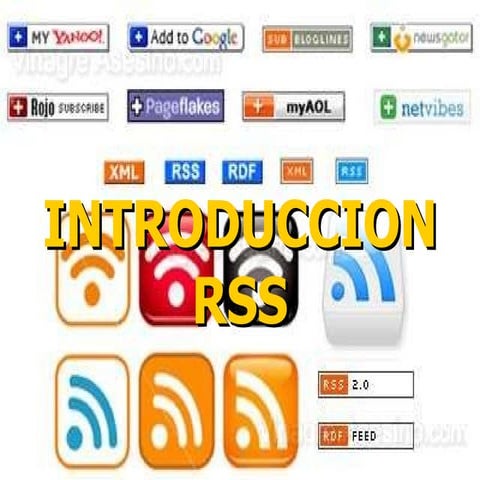 El RSS y sus clasificaciones | PPTX