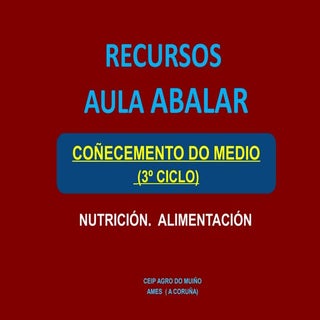 NUTRICION. ALIMENTACION