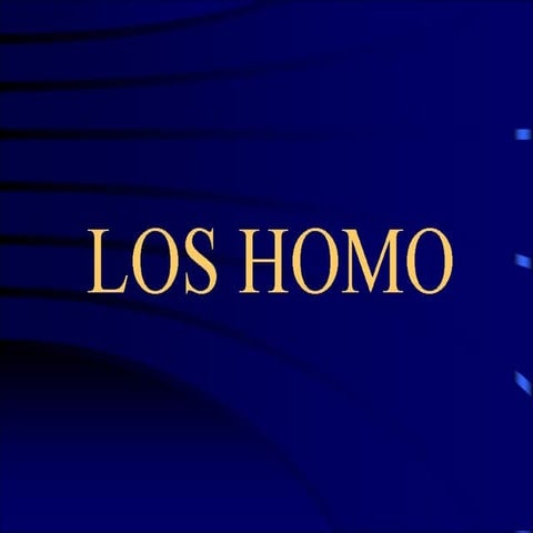Los Homo | PPT