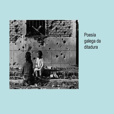 Presentación Poesía Galega na Ditadura