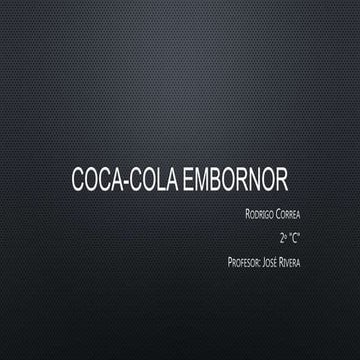 Trabajo en Terreno - Coca-Cola