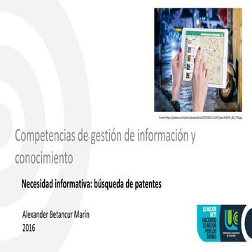 Competencias de Gestión de Información y Conocimiento - Presentación 3: busqu...