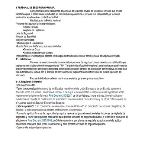 Presentación3 personal parte I de Seguridad Privada