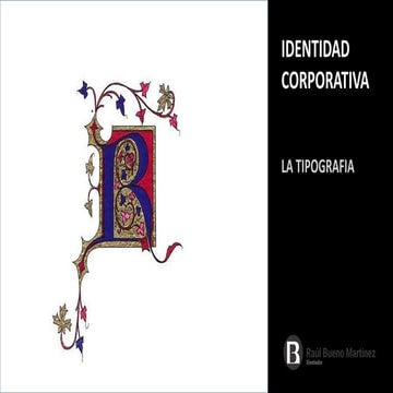 LA TIPOGRAFIA EN LA MARCA