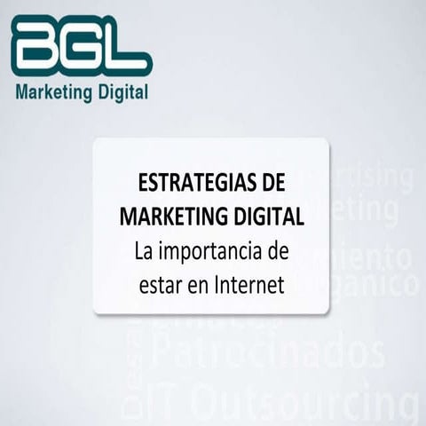 7º charla - "Estrategias de Marketing Digital: La importancia de estar en Int...