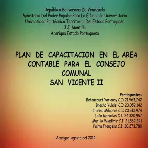plan de capacitacion | PPTX