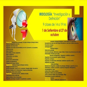 Iridología 2018