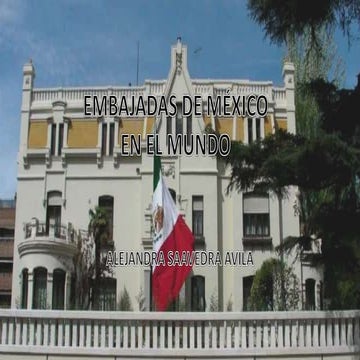 Embajadas de México en el mundo