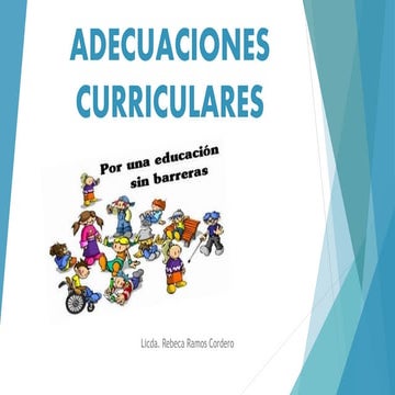Presentación adecuaciones curriculares