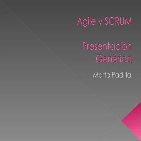 Gestión de Proyectos Agile - Scrum