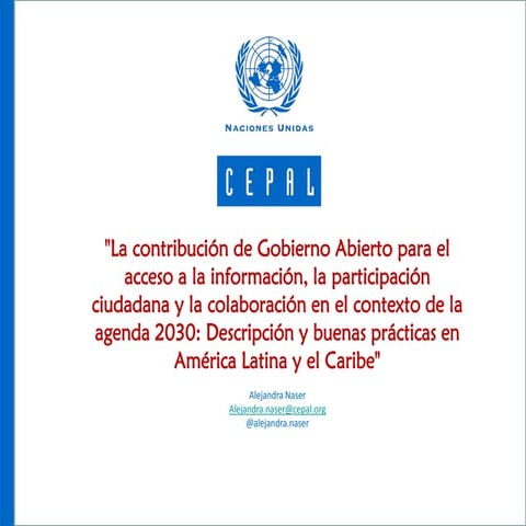 Presentación alejandra naser eclac   desa