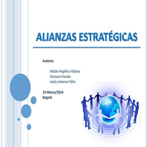 Presentación alianzas estrategicas