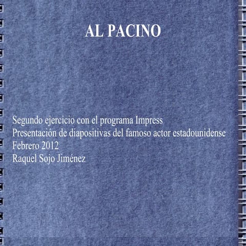 Presentación al pacino