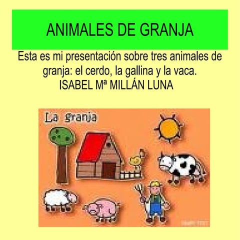 PresentacióN Animales De Granja