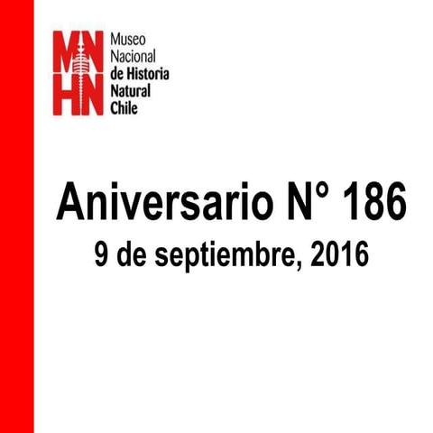 Presentación aniversario 186
