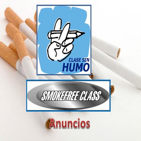 Presentación anuncios tabaco