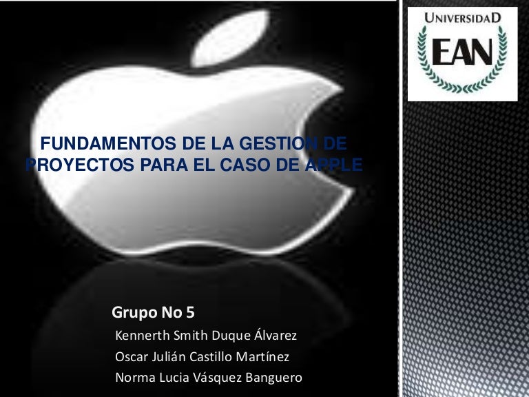 Presentación caso apple