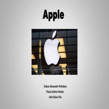 Presentación Apple - historia y cronología | PPTX