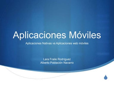 Aplicaciones Web móviles