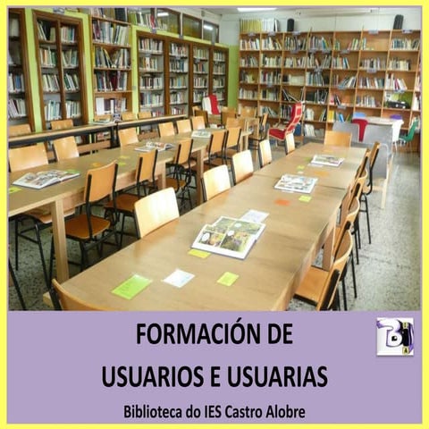 Formación de usuarios e usuarias