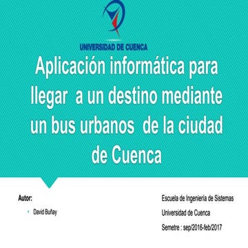 Presentación bus managger