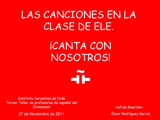 Presentación canciones y ele (orán, noviembre2011)