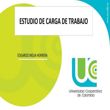 Presentación carga de trabajo