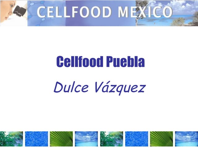Presentación cellfoodpue