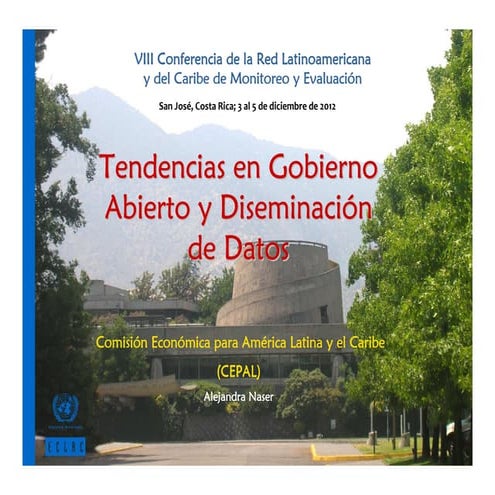 Tendencias en Gobierno Abierto y Diseminación de Datos 