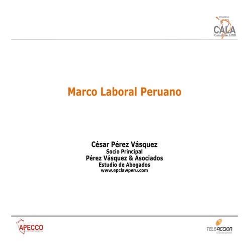 Marco Laboral Peruano