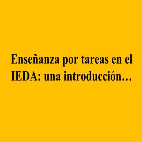 Presentación charla sobre tareas 2012 (para colgar)