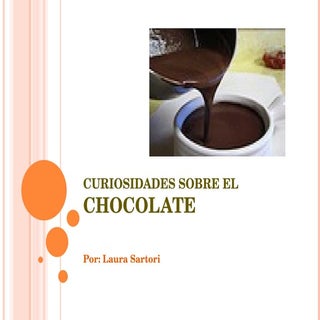 Presentación chocolate