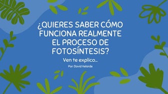 Proceso de la FOTOSÍNTESIS (PASO A PASO)
