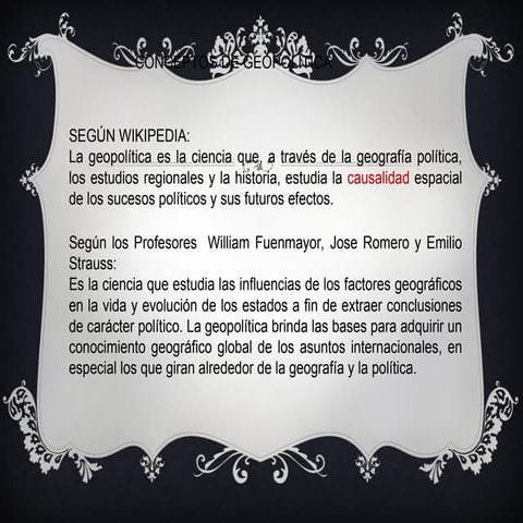 GEOPOLÍTICA | PPTX