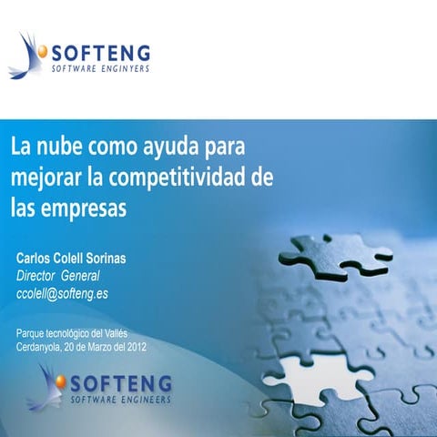 Presentación cloud para ptv