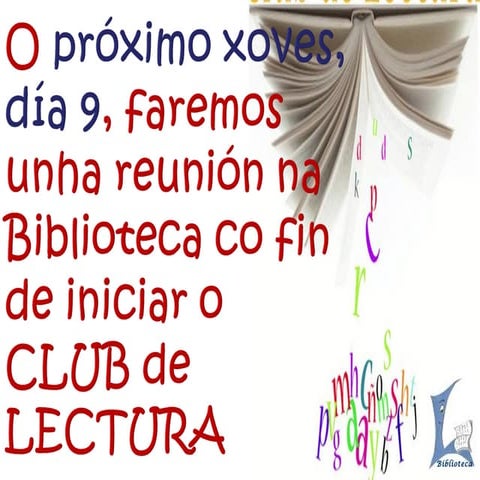 Presentación club lectura