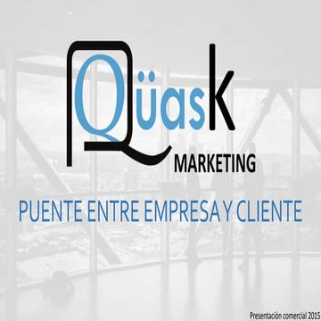 Presentación comercial Qüask Marketing S.L. 2015