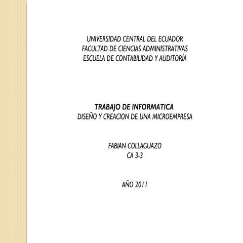 Presentación compañia