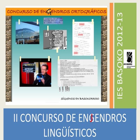 Presentación concurso engendros 12 13