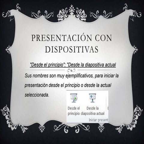 Presentación con dispositivas, pestaña revisar y vista